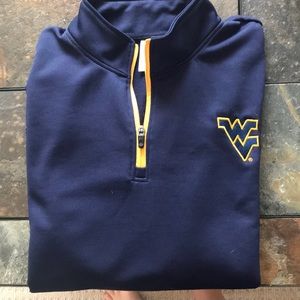 Russell Athletic -  1/4 zip WVU Sweatshirt